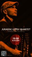 Plakat koncertu Jurassic Gypsy Quartet